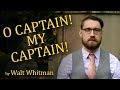 O captain my captain by walt whitman graveyard poetry