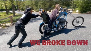 CHOPPER GIRLS RIDE TO BORREGO EP.3 & have some issues...