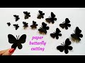 Paper butterfly cutting/how to make paper butterfly