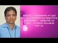 S3- SEMESTER/ PART-51 / FUNDAMENTALS OF LOGIC/ MODULE-1/ MAT 203 |2019 SCHEME|BTECH KTU/ CS, IT