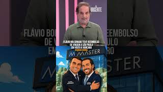 Flávio Bolsonaro teve reembolso de viagem a São Paulo em visita a Vorcaro