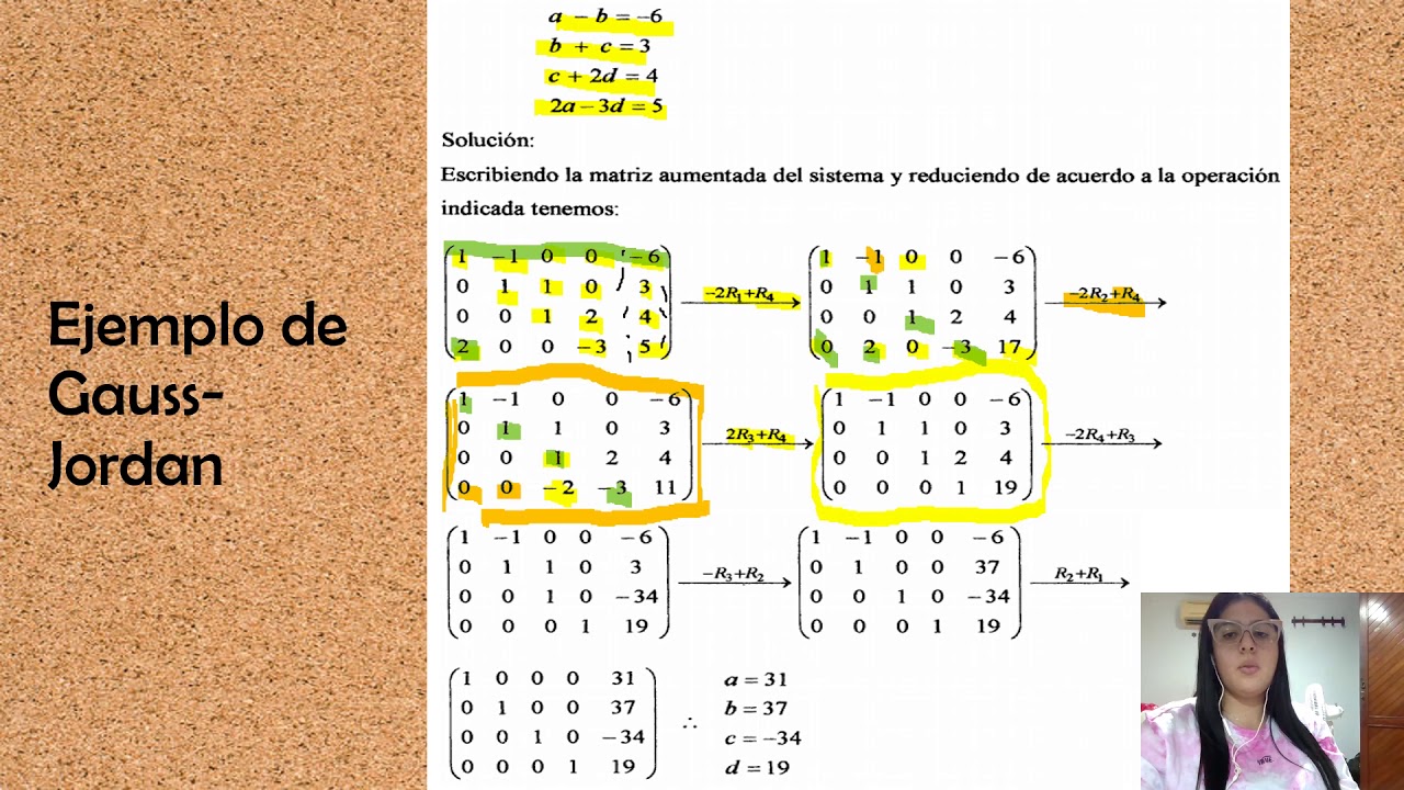 Matrices y Sistemas Lineales - Parte 6 - YouTube