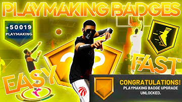 BEST PLAYMAKING BADGE METHOD 2K21 NEXT GEN! FASTEST WAY TO GET PLAYMAKING BADGES 2K21 NEXT GEN!