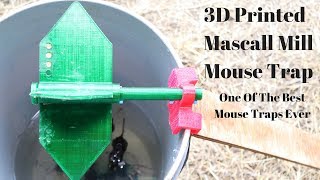 3D Printed Mascall Mill Mouse Trap In Action (9 Mice) . One Of The Best I have Ever Tested