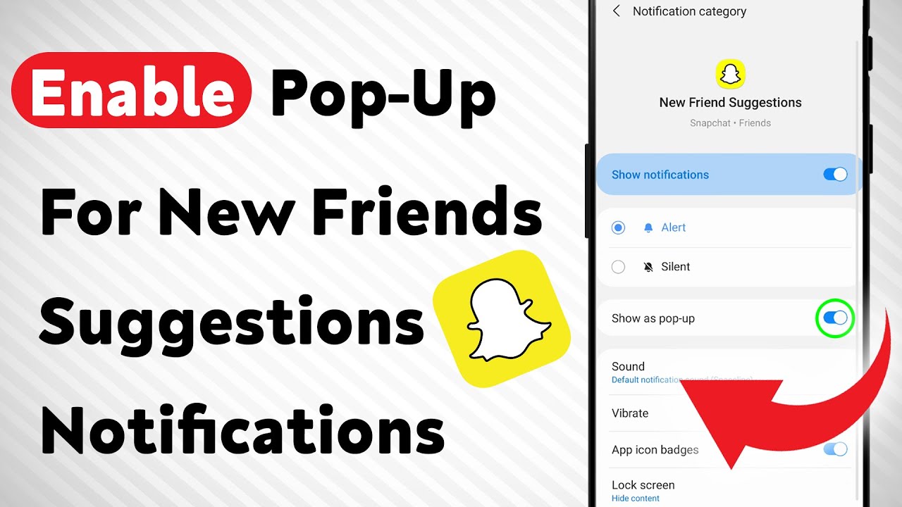 How To Enable Pop-Up For New Friends Suggestions Notifications On ...