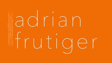 Avenir Animated Type Specimen