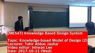 171011 Knowledge Based Design System : Knowledge-based Model of Design (2)
