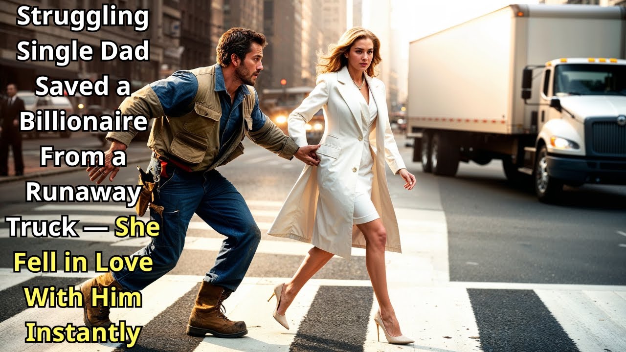 Struggling Single Dad Saved a Billionaire From a Runaway Truck — She Fell in Love With Him Instantly
