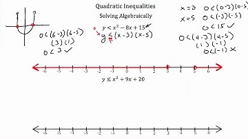 Quadratic Inequalities PT 2
