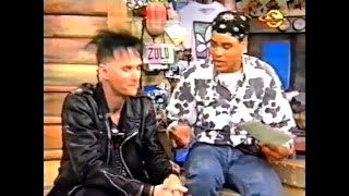 Front line Assembly  Bill Leeb 1991 Hotline SuperChannel Interview