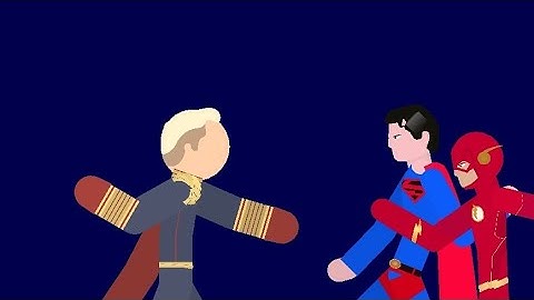 Homelande vs super Man & flash (stick nodes pro)