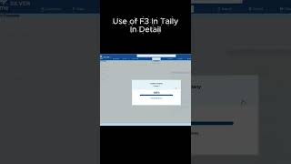Function of F3 Key in Tally Prime #accounting #computershortcuts #f3key #learntally #tally #tallyerp