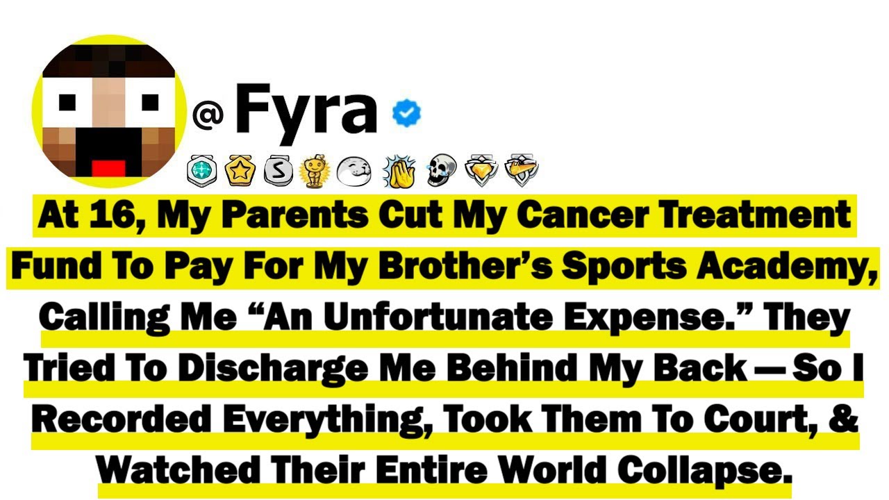 At 16, My Parents Cut My Cancer Treatment Fund To Pay For My Brother’s Sports Academy, Calling Me...