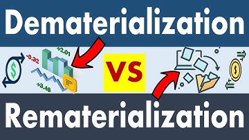 Differences between Dematerialization and Rematerialization.