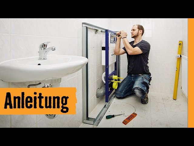 Stand-WC gegen Wand-WC austauschen