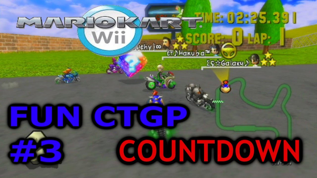[MKWii] Fun CTGP #3: Countdown - YouTube