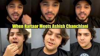 Ashish Chanchlani & raftaar live on instagram #ashishchanchlani #raftaar #live