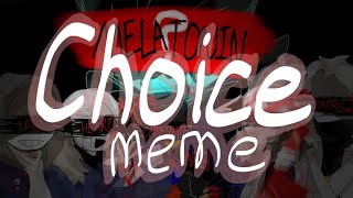 Choice meme / Bad guys sans :') 〔Sorry for the crazy thumbnail😅🙏〕 Resimi