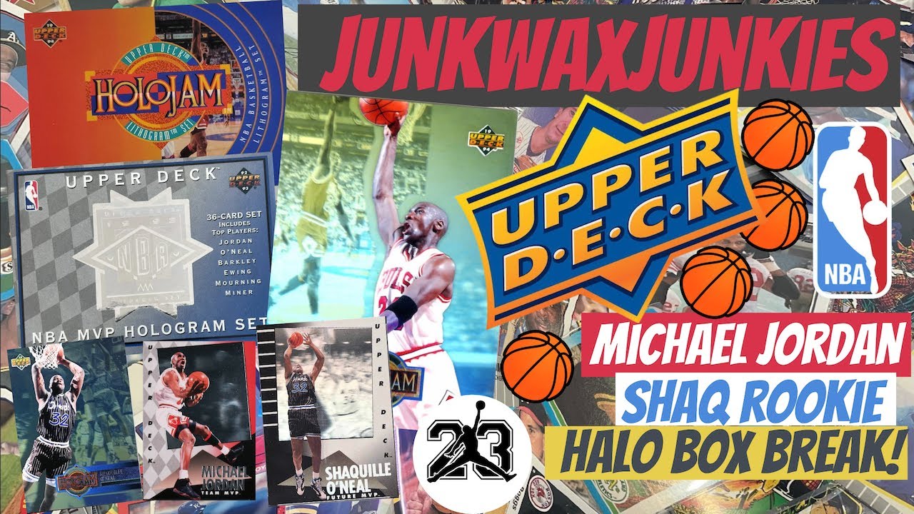 Upper Deck 93 94 Hologram Set Halojam set box break Micheal Jordan 