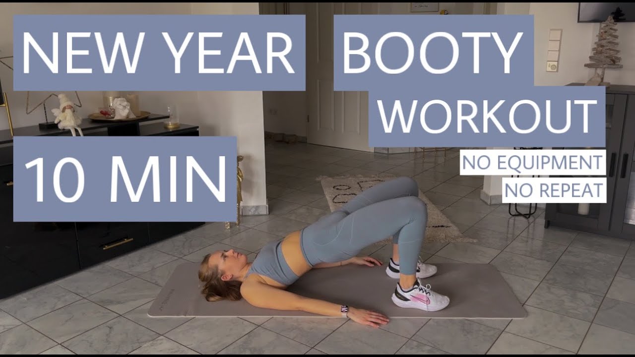 10 MIN NEW YEAR STRONG BOOTY WORKOUT | no equipment, no repeat - YouTube