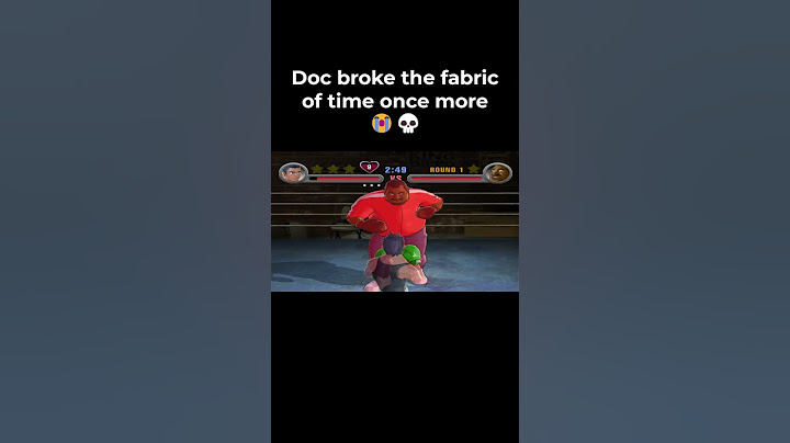 Doc broke the fabric of time once more 😭💀 #punchout #wii #corruptions #shorts