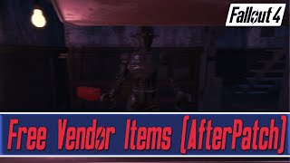 Fallout 4: *NEW* How To Get FREE Vendor Items/Inf Caps - After Patch 1.02 (Fallout 4 Glitches)