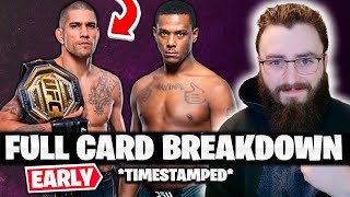 UFC 300 - Full Card Breakdown | All Fight Predictions \& Best Betting Tips | Pereira vs Hill
