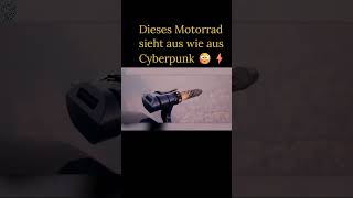 Dieses Motorrad sieht aus wie aus Cyberpunk 😳⚡ #innovation #automobile #sicherheit #diy #tools