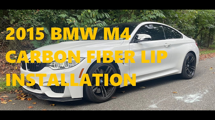 Bmw m4 carbon fiber front lip