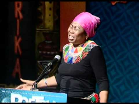 Gcina Mhlophe At Poetry Africa 10 Youtube