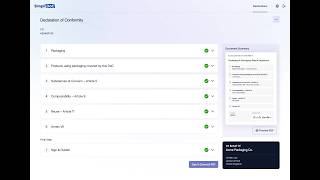 SimpliDoC: PPWR Declaration of Conformity Software