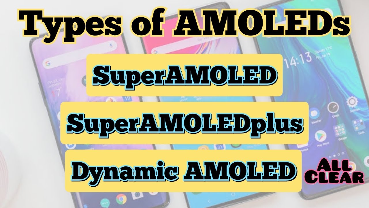 Types of AMOLEDs Display in Mobile PhonesDifference between AMOLED,sAMOLED, sAMOLED+,Dynamic