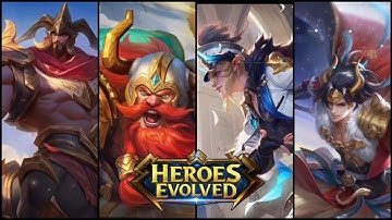 All Heroes And Skins from Heroes evolved 2024 Part 2