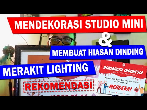 membuat-studio-youtube-baru-di-kamar-kreasi-hiasan-dinding-dan-lighting