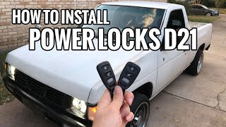 How to Install Power Locks in Nissan Hardbody D21