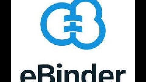 eBinder Template Setup