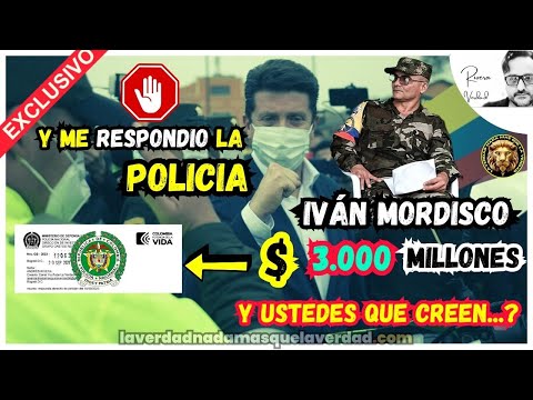 Y ME RESPONDIÓ LA POLICIA - RECOMPENSA MOLANO IVAN MORDISCO $3.000 MILLONES - Y USTEDES QUE CREEN..?