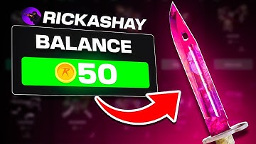 50 COINS TO A KNIFE CHALLENGE (CSGO ROLL)