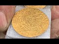 Massive gold medieval coin x2 metal detecting