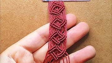 Inspiração De Nós Para Pulseira Macramê ou Outros Projetos - Tutorial Passo a Passo 🌸✨