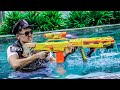 LTT Game Nerf War : Captain Warriors SEAL X Nerf Guns Fight Rocket Crazy Holiday Destroyers