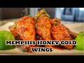 Memphis Honey Gold Chicken Wings In The Oven | Easy Chicken Wings Recipe