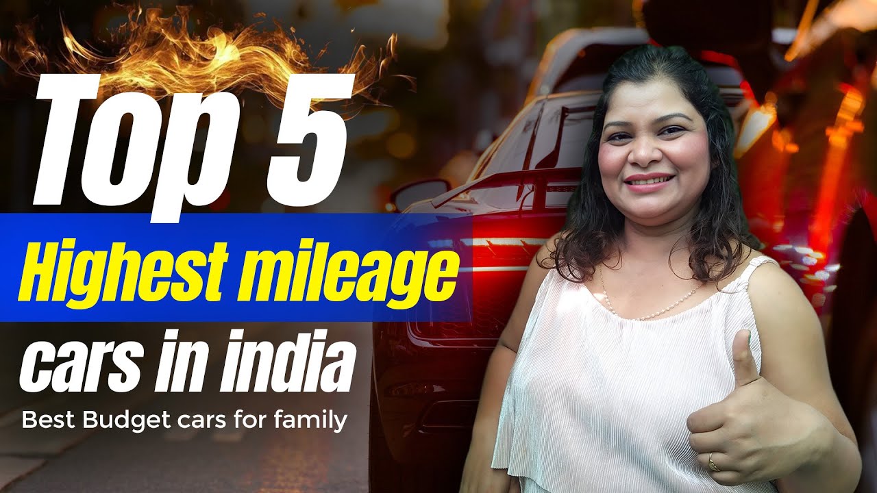 Top 5 highest mileage cars in India 2024 🚗| Most fuel-efficient cars ...
