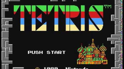 Tetris Usa NES Famicom Demo