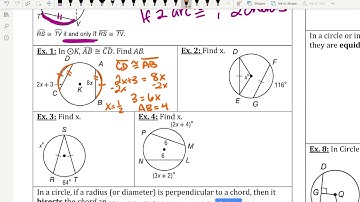 10.3 Arcs and Chords Part 1