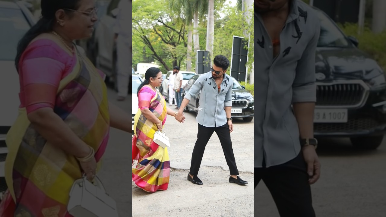 Anchor Pradeep with His Mother beautiful visuals #pradeepmachiraju #filmytoday