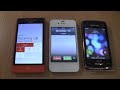 Incoming call &amp; Outgoing call at the Same time Samsung Galaxy Wave Y+HTC+iPHONE 4s ios 6