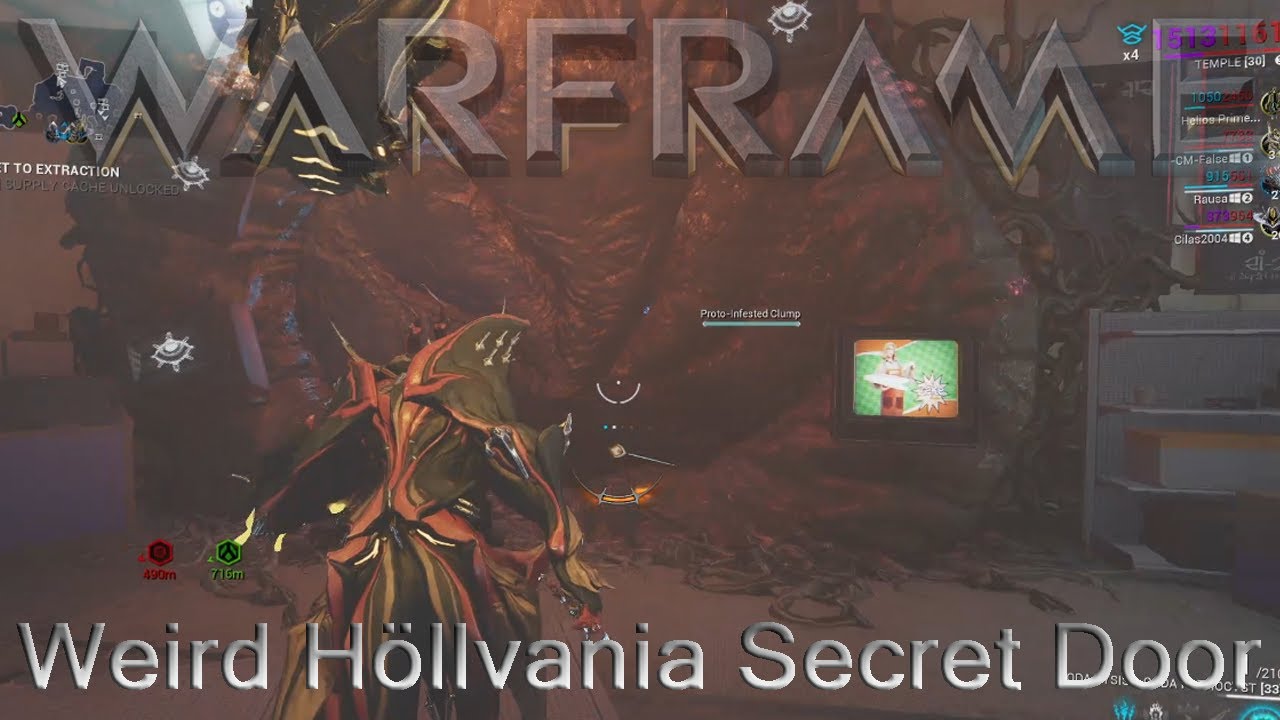 Warframe -  How To Open Weird Höllvania Secret Door