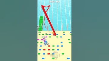 Bridge Race 3D game in MAX LEVEL ( Level - 110 ) #shorts #bridgerace  #gaming  #at2048