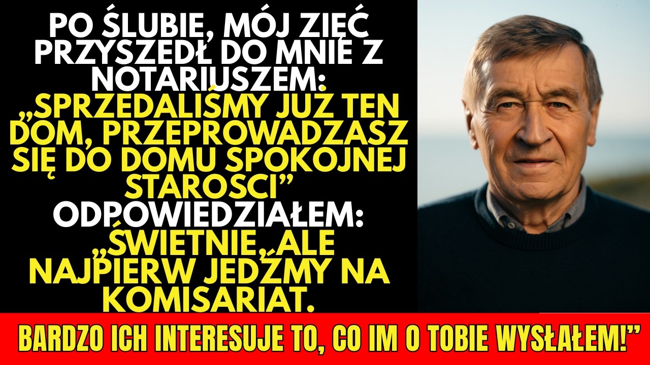 Mój zięć ożenił się z moją córką tylko po to, żeby zabrać mi dom. Po ślubie przyszedł z notariuszem…